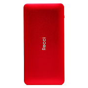 Внешний аккумулятор Recci RN 10 000mAh Micro USB/USB Type-C/USB (red)