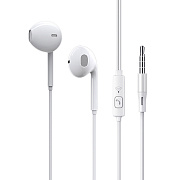 Проводные наушники с микрофоном вкладыши Borofone BM54 Maya Jack 3,5  (white)