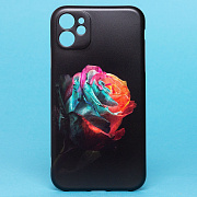 Чехол-накладка - SC185 для "Apple iPhone 11" (005) (black/red)