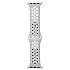 Ремешок - ApW Sport N Apple Watch 38/40/41 mm силикон на кнопке (L) (gray/white)