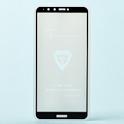 Защитное стекло Full Screen Brera 2,5D для "Huawei Y9 2018/Y9 Prime 2018" (black)