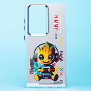 Чехол-накладка - PC092 для "Samsung Galaxy S24 Ultra" (груд) (transparent)