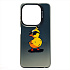Чехол-накладка - PC094 для "Infinix Hot 40i" (утка) (transparent/black) (233814)