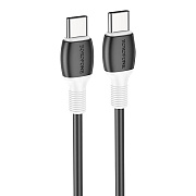 Кабель Type-C - Type-C Borofone BX84 60W 100см 3A  (black)