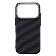 Чехол-накладка - MosBros (PC) для "Apple iPhone 17 Pro" (LF39) (black) (242747)