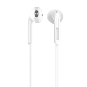 Проводные наушники с микрофоном вкладыши Hoco M39 Rhyme sound Jack 3,5  (white)