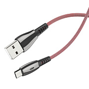 Кабель USB - micro USB Celebrat CB-12M  100см 3A  (red)