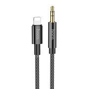 Кабель Lightning - 3.5mm Hoco UPA19  100см   (black)