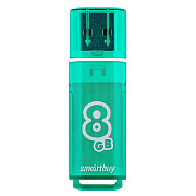 Флэш накопитель USB 8 Гб Smart Buy Glossy (green)