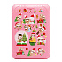 Внешний аккумулятор NK Design New year 10 000mAh 02 Micro USB/USB*2 (pink)(02)