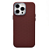 Чехол-накладка - SM028(2) SafeMag Carbon для "Apple iPhone 16 Pro Max" (dark red)