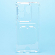 Чехол-накладка - SC278 с картхолдером для "Infinix Zero 30 4G" (transparent) (231669)