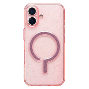 Чехол-накладка - SM050 SafeMag для "Apple iPhone 16" (pink)
