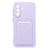 Чехол-накладка - SC337 с картхолдером для "Samsung Galaxy A36 5G" (light violet)