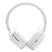 Проводные наушники с микрофоном полноразмерные - TV-12 Jack 3,5  (white/silver)