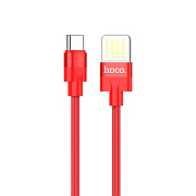 Кабель USB - Type-C Hoco U55 Outstanding  120см 2,4A  (red)