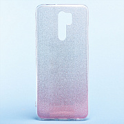 Чехол-накладка - Glamour для "Xiaomi Redmi 9" (rose/silver)