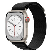 Ремешок - ApW27 Alpine Loop Apple Watch 42/44/45/49 mm текстиль (black)