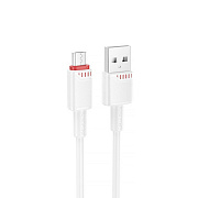 Кабель USB - micro USB Borofone BX110 Beneficio 12W 100см 2,4A  (white)