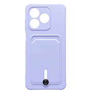 Чехол-накладка - SC304 с картхолдером для "Honor X5c" (light violet) (242340)