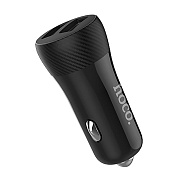 Адаптер Автомобильный Hoco Z21 2USB/5V/3.4A (black)