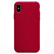 Чехол-накладка - SC119 для "Apple iPhone X/iPhone XS" (dark red) ..