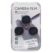 Защитное стекло для камеры - CG01 для "Apple iPhone 14 Pro/iPhone 14 Pro Max" (повр. уп.) (black)