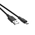 Кабель USB - micro USB Hoco X21 Silicone 10W 100см 2A  (black)