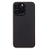 Чехол-накладка Cellis SM009 POSH KEVLAR SafeMag для "Apple iPhone 15 Pro Max" (black)