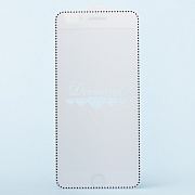 Защитное стекло Full Screen - для "Apple iPhone 7 Plus/iPhone 8 Plus" Diamond (white/blue) (white)