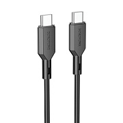 Кабель Type-C - Type-C Borofone BX70 60W 100см 3A  (black)