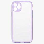 Чехол-накладка - PC041 для "Apple iPhone 11 Pro" (light violet/white)