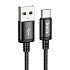 Кабель USB - Type-C Hoco X91 Radiance PD 18W 300см 3A  (black)