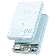 Внешний аккумулятор Hoco Q18 Tourer 22.5W SafeMag 10000mAh Type-C/USB/Type-C (blue)
