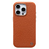 Чехол-накладка Cellis SM030 SafeMag для "Apple iPhone 16 Pro" Натуральная кожа зернистая (brown) (237480)
