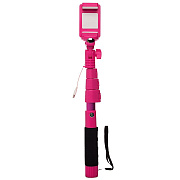 Монопод для селфи - LR-188 Plus mini Lightning 27-70 см (pink)