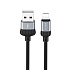 Кабель USB - Apple lightning Borofone BX28 Dignity 12W 100см 2,4A  (gray)