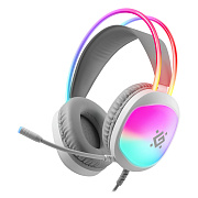 Компьютерная гарнитура Defender Eclipse RGB, провод 2 м (white)