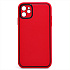 Чехол-накладка - PC084 экокожа для "Apple iPhone 11" (red) (219651)