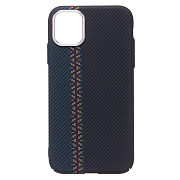 Чехол-накладка Luxo Creative PC для "Apple iPhone 11" (121) (black/blue) (230977)
