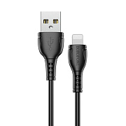 Кабель USB - Apple lightning Borofone BX51 12W 100см 2,4A  (black)