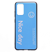Чехол-накладка - SC201 для "Samsung SM-G985 Galaxy S20+" (blue)