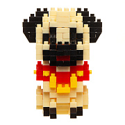 Конструктор - "Dog series" собака (3) (beige/black)