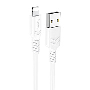 Кабель USB - Apple lightning Hoco X62 12W 100см 2,4A  (white)