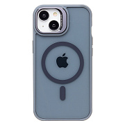 Чехол-накладка - SM026 SafeMag для "Apple iPhone 13/iPhone 14" (gray)