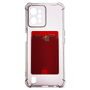 Чехол-накладка - SC276 с картхолдером для "OPPO realme C31" (black)