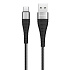 Кабель USB - Type-C Borofone BX32 Munificent 18W 100см 3A  (black)