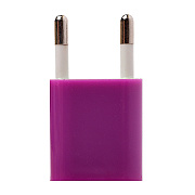 Адаптер Сетевой - Medium 3 USB 1A/5W (violet)