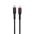 Кабель Type-C - Apple lightning Hoco X59 Victory PD 27W 100см 3A  (black)