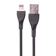 Кабель USB - Apple lightning Kurato RORI-L205  100см 2,5A  (black)